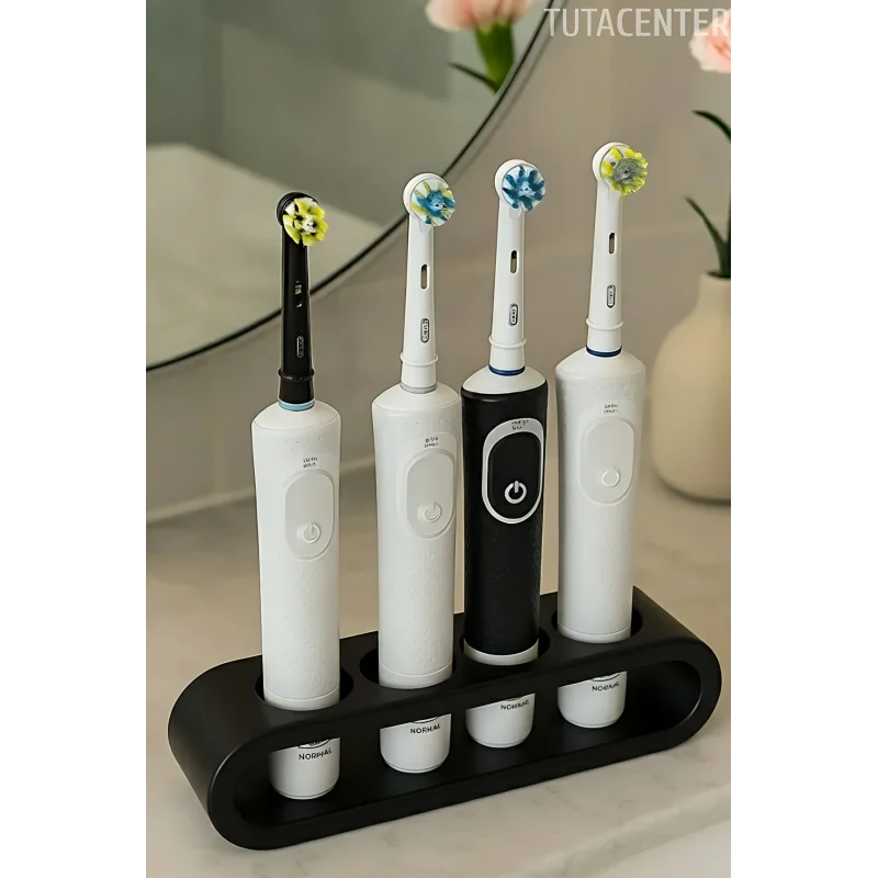 Şarjlı Diş Fırçası Standı 4lü - Modern Şık ve Pratik Çözüm
