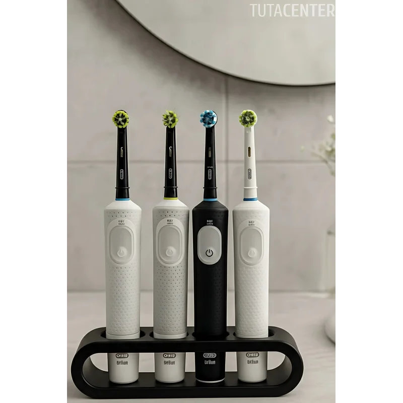 Şarjlı Diş Fırçası Standı 4lü - Modern Şık ve Pratik Çözüm