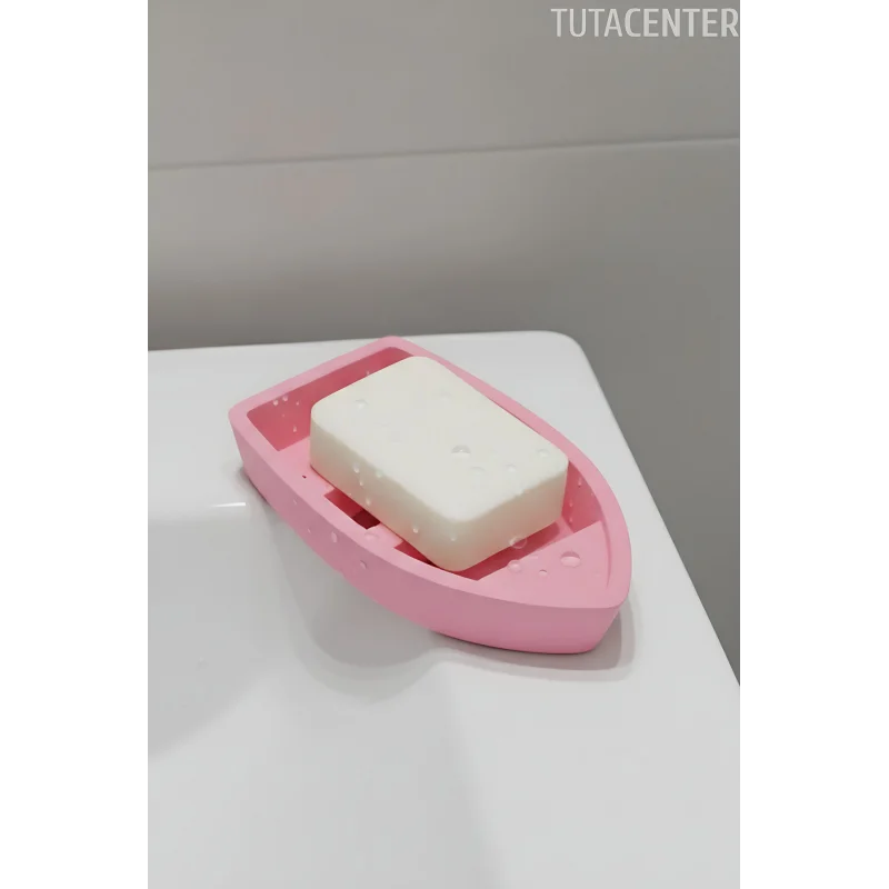 Kayık Model Katı Sabunluk, Modern Şık Tasarım Plastik Katı Sabunluk