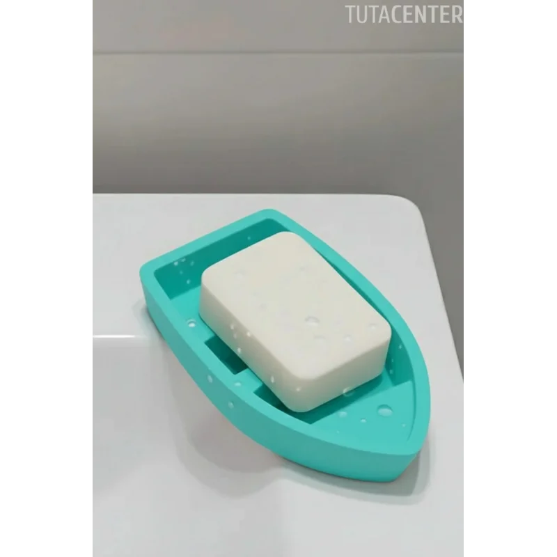 Kayık Model Katı Sabunluk, Modern Şık Tasarım Plastik Katı Sabunluk