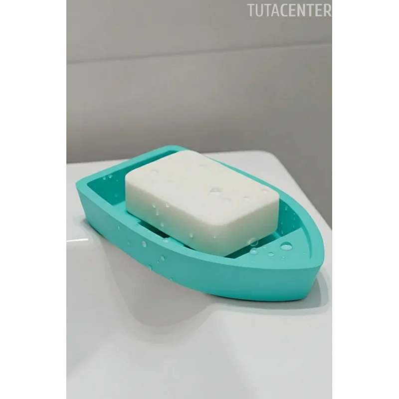 Kayık Model Katı Sabunluk, Modern Şık Tasarım Plastik Katı Sabunluk