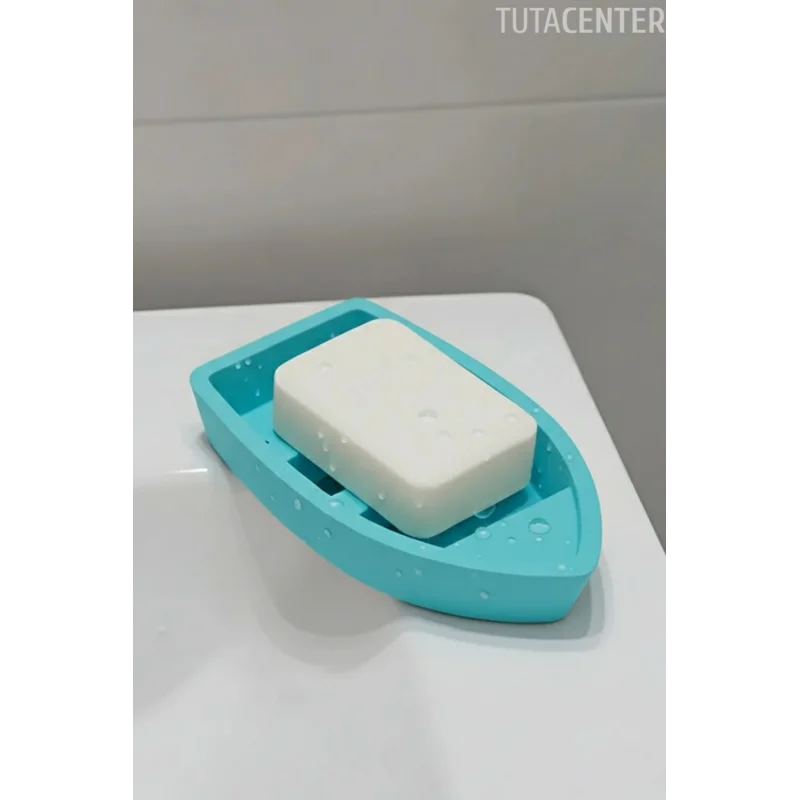 Kayık Model Katı Sabunluk, Modern Şık Tasarım Plastik Katı Sabunluk