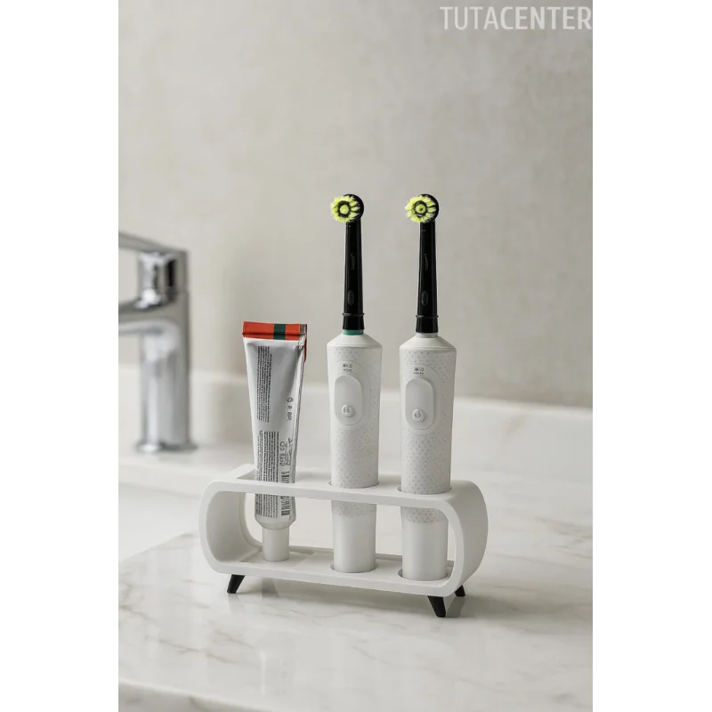 Modern Ayaklı Şarjlı Ve Pilli Diş Fırçalık Tutucu Stand (Tüm Modellere Uyumlu)