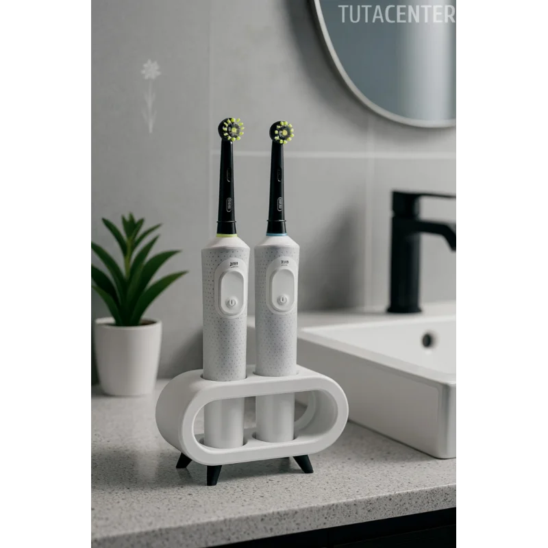 Pilli Ve Şarjlı Diş Fırçası Tutucu Stand (Tüm Modellere Uyumlu)