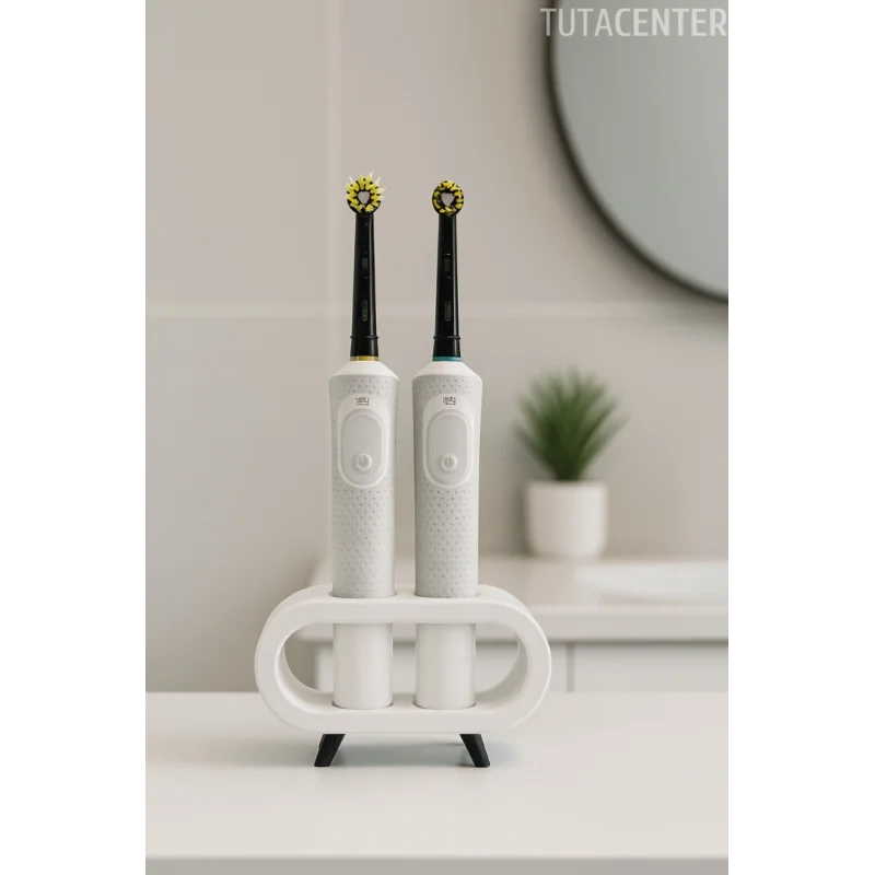 Pilli Ve Şarjlı Diş Fırçası Tutucu Stand (Tüm Modellere Uyumlu)