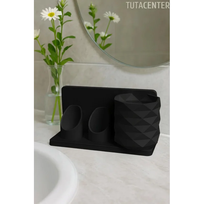 Şarjlı Ve Pilli Diş Fırçalık Tutucu Stand Beyaz (Tüm Modellere Uyumlu)