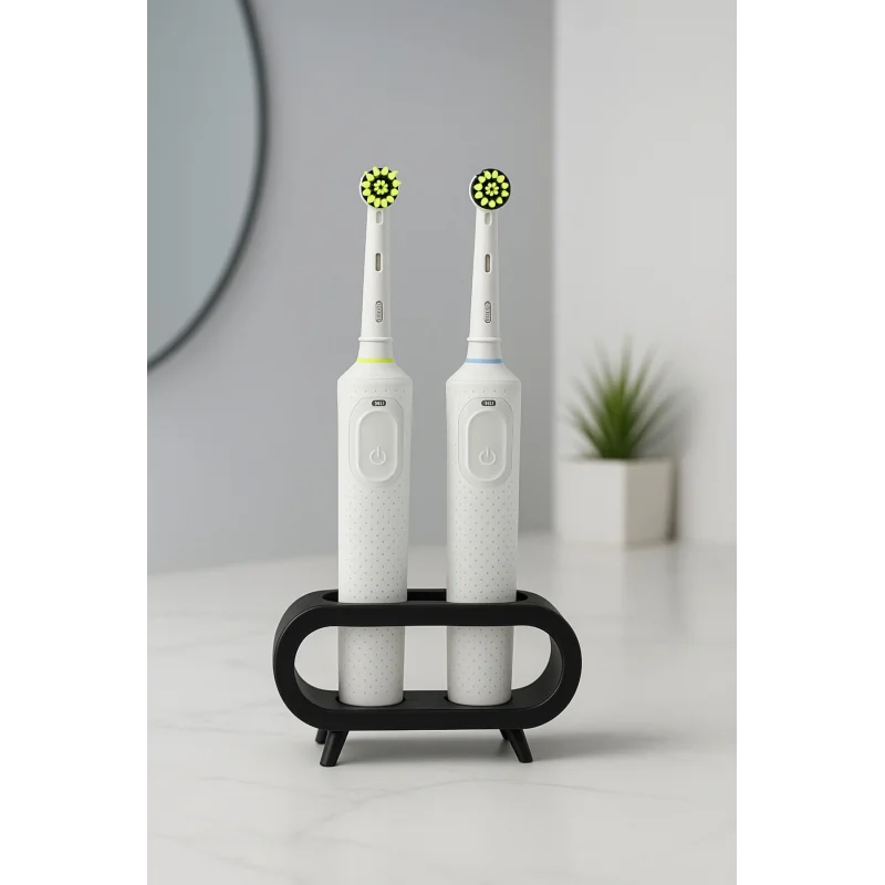 Pilli Ve Şarjlı Diş Fırçası Tutucu Stand (Tüm Modellere Uyumlu)