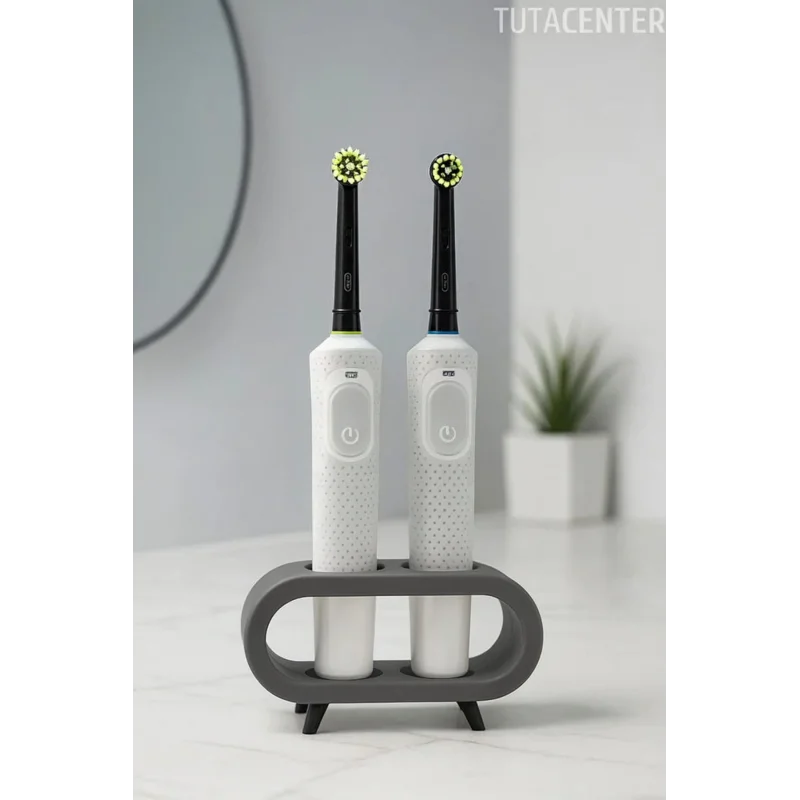 Pilli Ve Şarjlı Diş Fırçası Tutucu Stand (Tüm Modellere Uyumlu)