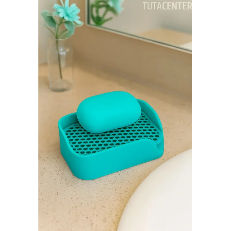 Minimalist Tahliyeli Modern Katı Sabunluk