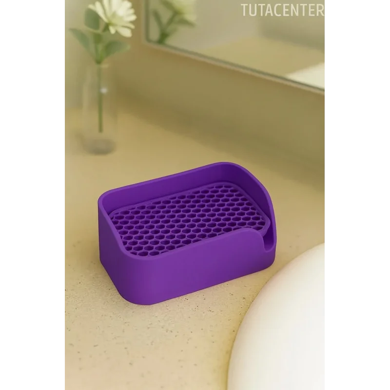 Minimalist Tahliyeli Modern Katı Sabunluk