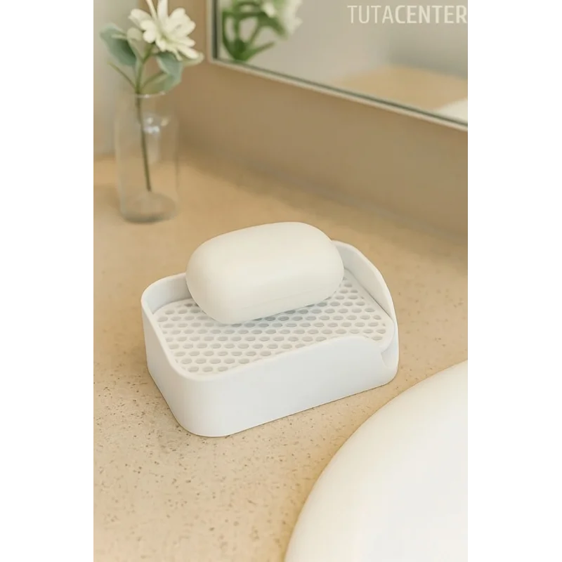 Minimalist Tahliyeli Modern Katı Sabunluk