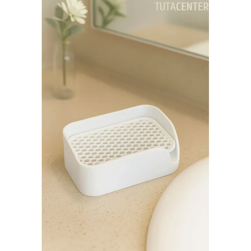 Minimalist Tahliyeli Modern Katı Sabunluk