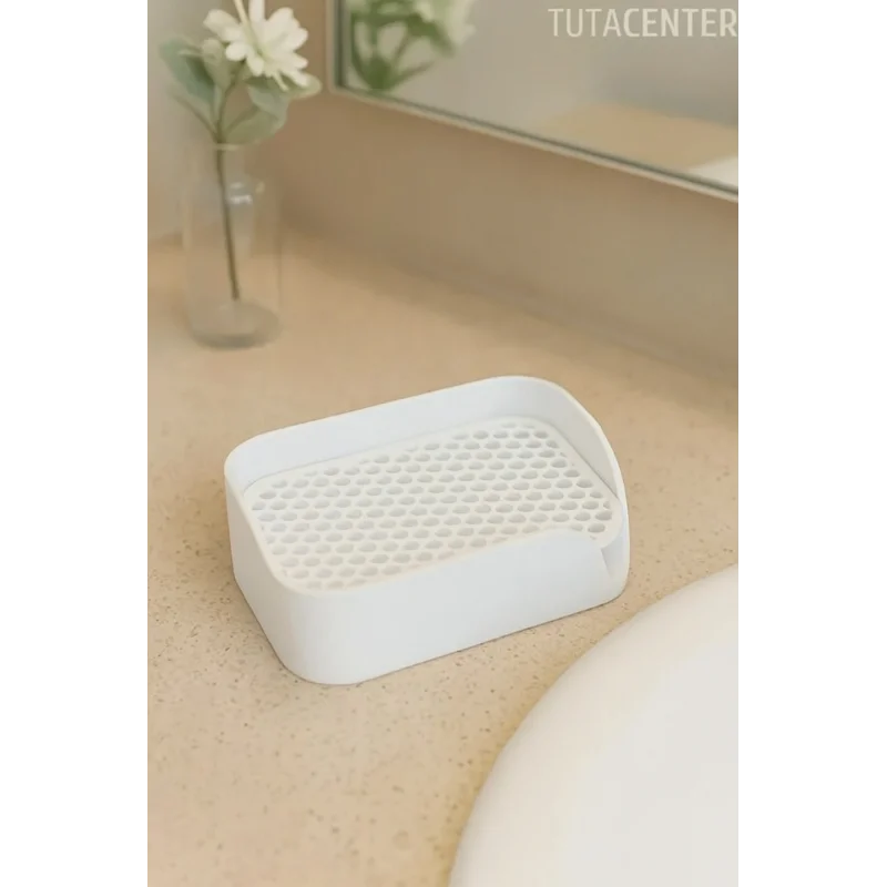 Minimalist Tahliyeli Modern Katı Sabunluk