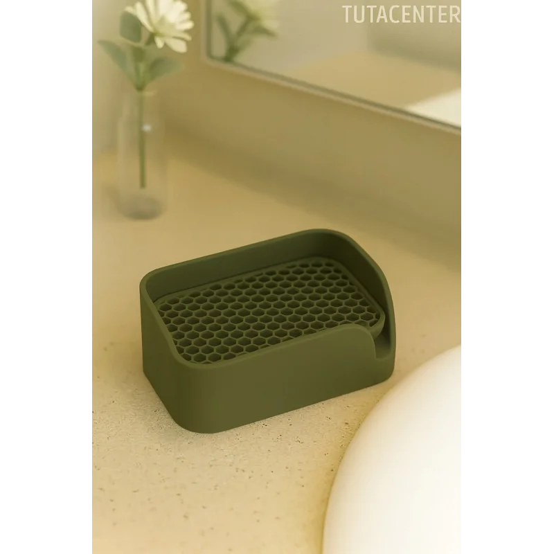 Minimalist Tahliyeli Modern Katı Sabunluk