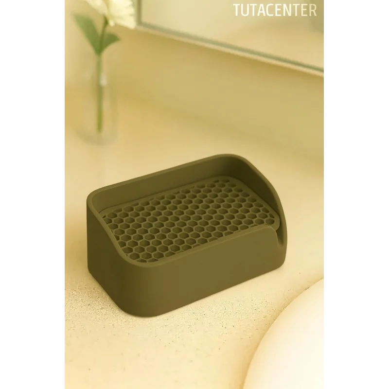 Minimalist Tahliyeli Modern Katı Sabunluk