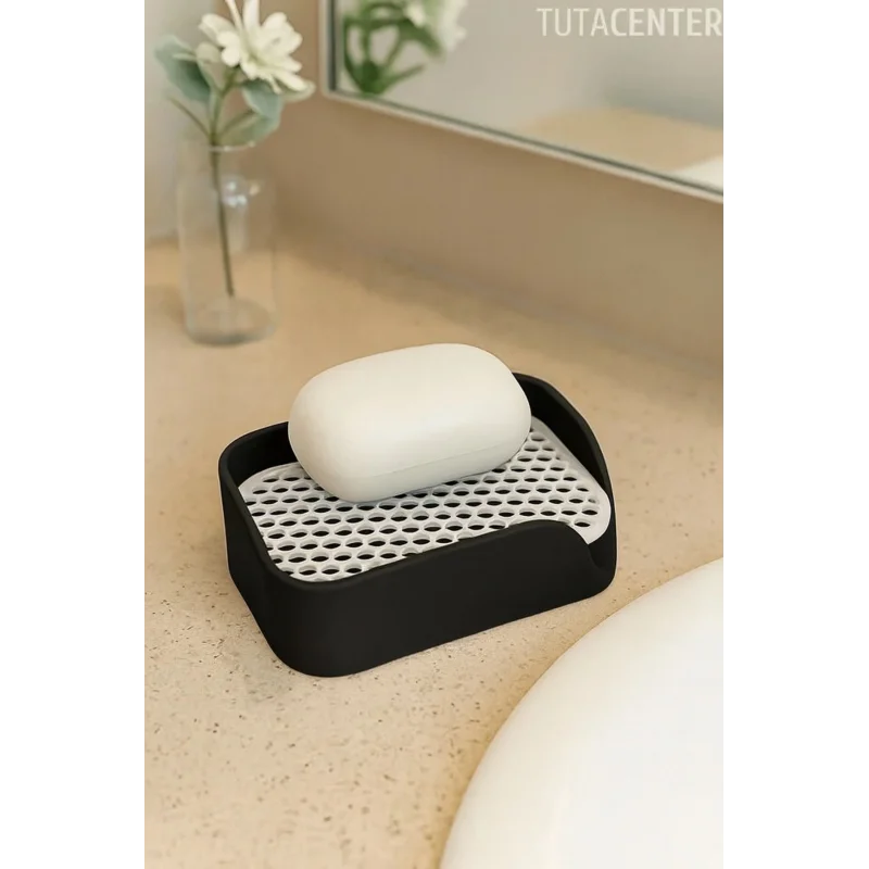 Minimalist Tahliyeli Modern Katı Sabunluk