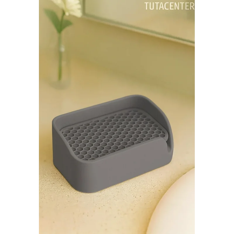 Minimalist Tahliyeli Modern Katı Sabunluk