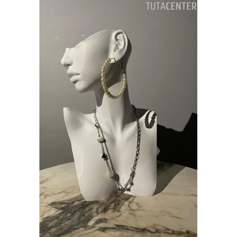 Manken Kolye & Küpe Sergileme (20 CM)