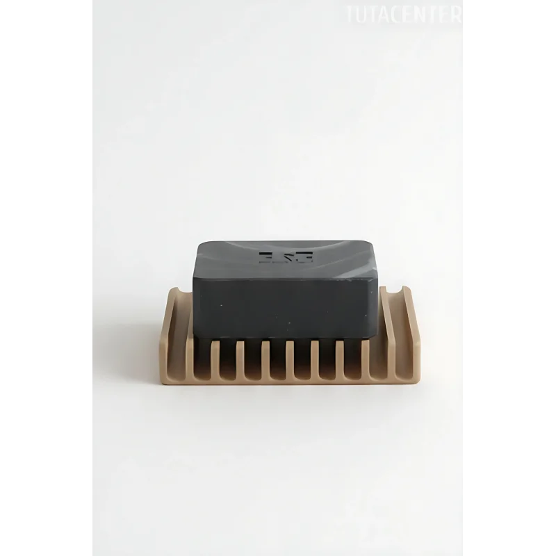 Kendinden Boşaltmalı Su Tutmaz Katı Sabunluk Lavabo Üstü Sabunluk