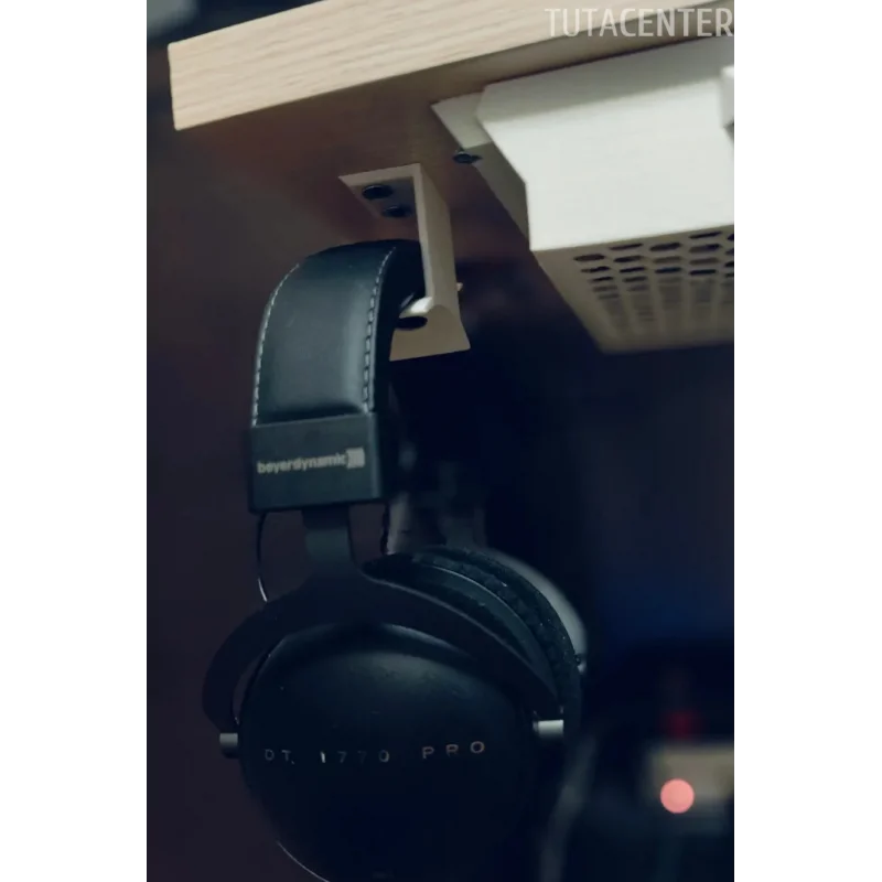 Masa Altı Kulaklık Asma Aparatı, Bilgisayar Kulaklığı Askı Aparatı, Gizli Kulaklık Askısı