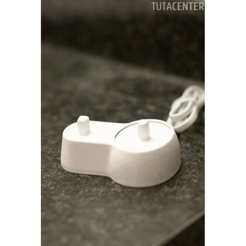 Şarjlı Diş Fırçalık Tutucu Stand 2 Bölmeli