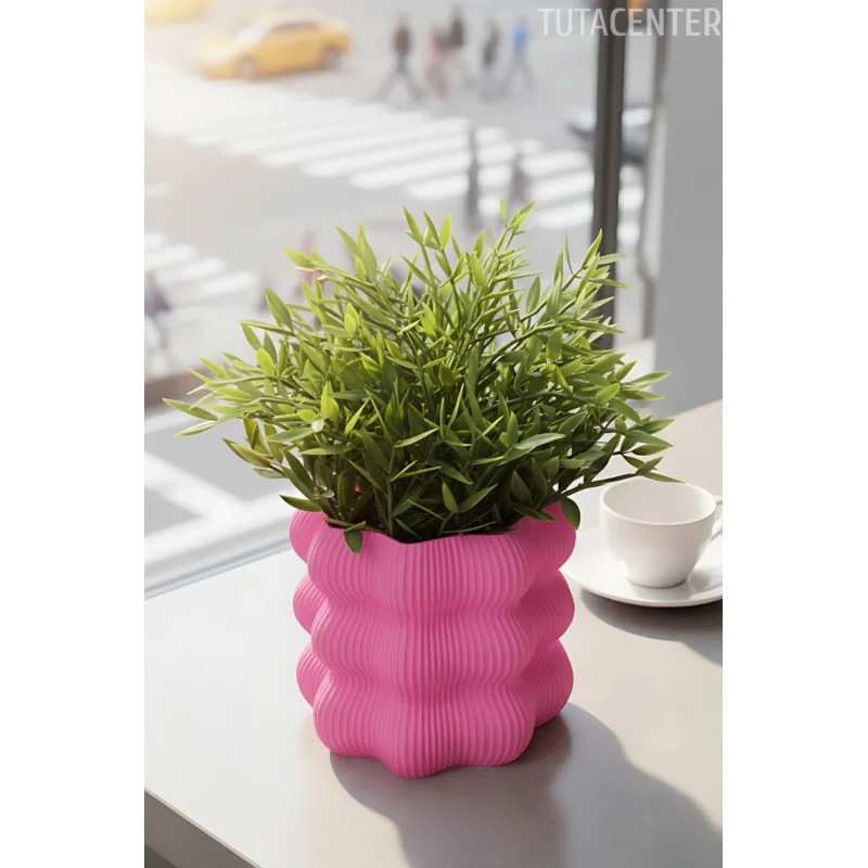 BALON ŞİRİN VAZO - MODERN VE TATLI GÖRÜNÜM PLASTİK VAZO