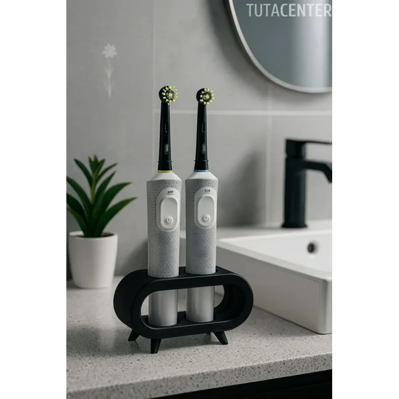 Pilli Ve Şarjlı Diş Fırçası Tutucu Stand (Tüm Modellere Uyumlu)