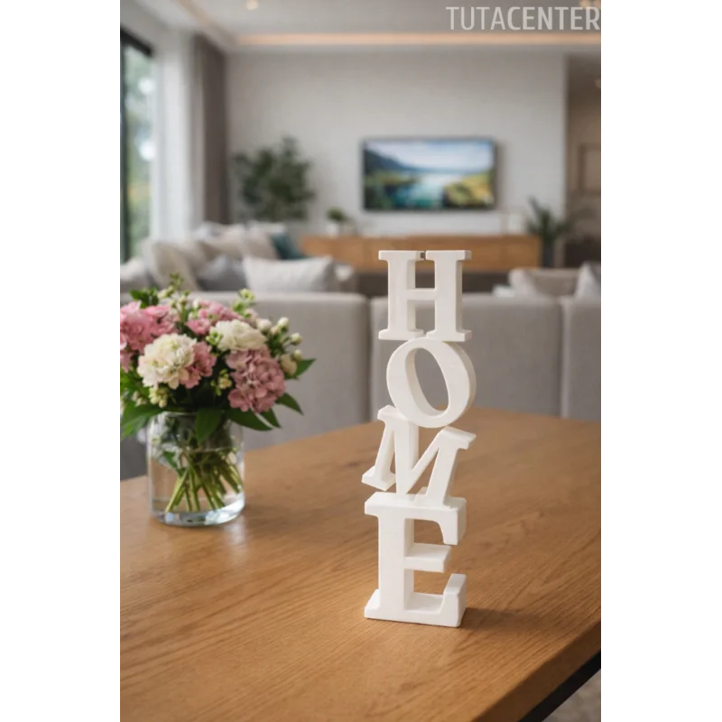 Dekoratif Home Yazısı Masa Üstü Home Yazılı Dekoratif Biblo Ve Masaüstü Dekor (Plastik)