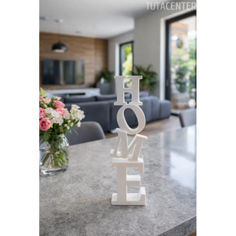 Dekoratif Home Yazısı Masa Üstü Home Yazılı Dekoratif Biblo Ve Masaüstü Dekor (Plastik)