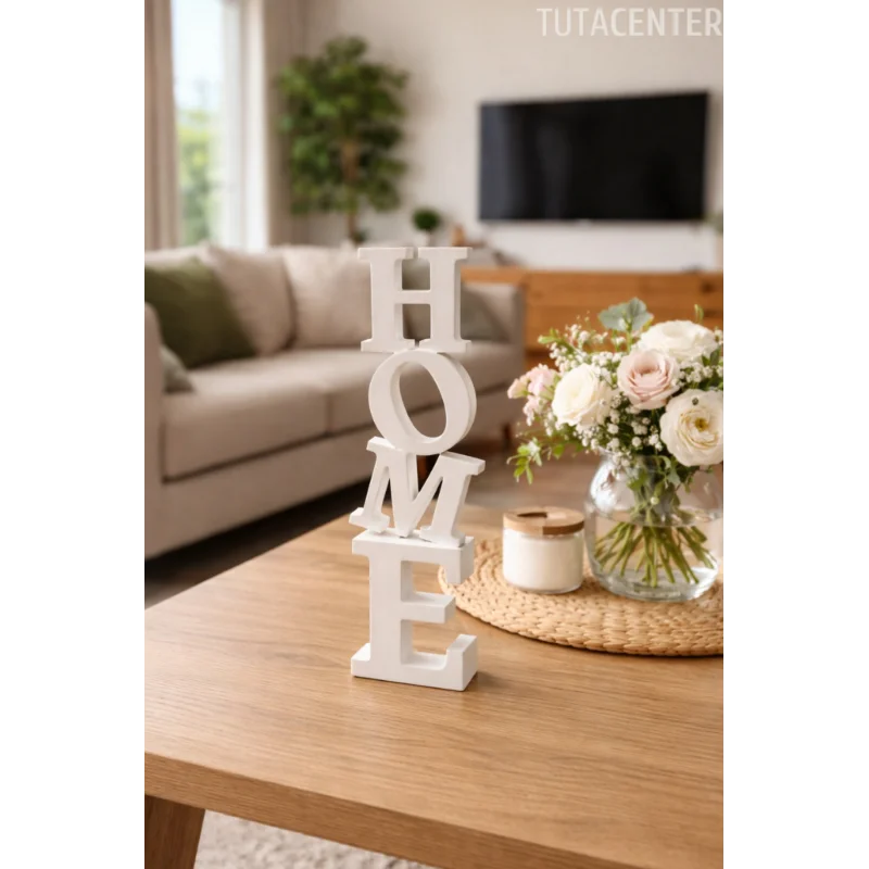 Dekoratif Home Yazısı Masa Üstü Home Yazılı Dekoratif Biblo Ve Masaüstü Dekor (Plastik)