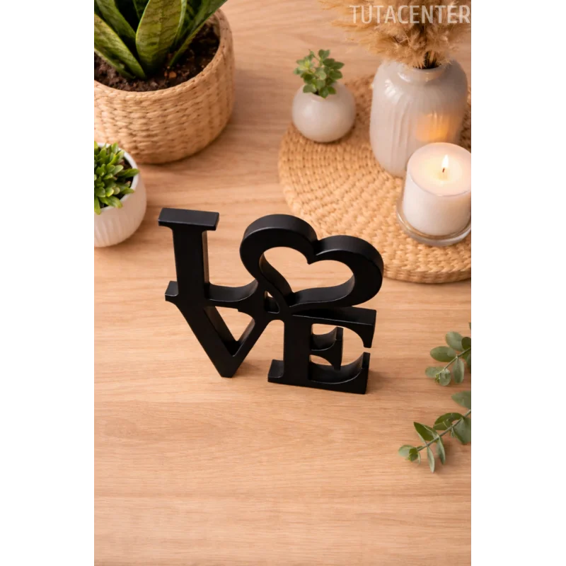 Dekoratif Love Yazısı Love Yazılı Dekoratif Biblo Ve Masaüstü Dekor (Plastik)