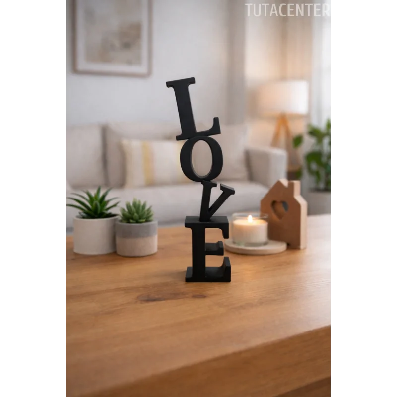 Dekoratif Love Yazısı Masa Üstü Love Yazılı Dekoratif Biblo Ve Masaüstü Dekor (Plastik)