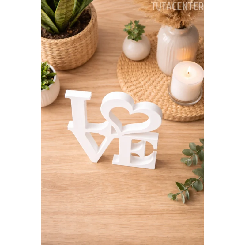 Dekoratif Love Yazısı Love Yazılı Dekoratif Biblo Ve Masaüstü Dekor (Plastik)