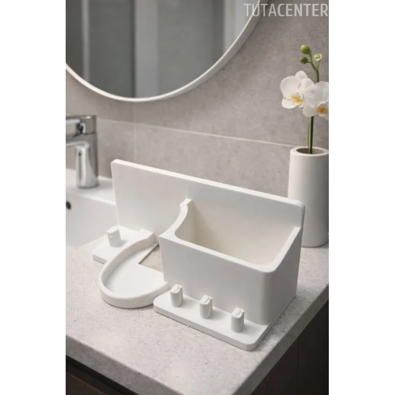 Şarjlı Diş Fırçası Standı – 3 Başlık + 1 Fırça + 1 Şarj Standı Yuvası + 1 Macunluk