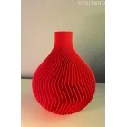 ZEBRA KÜRE VAZO 15 CM KIRMIZI