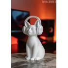 KULAKLIK TAKMIŞ KEDİ BİBLO MODERN BİBLO 15 CM PLASTİK