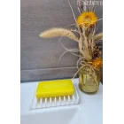 Kendinden Boşaltmalı Su Tutmaz Katı Sabunluk Lavabo Üstü Sabunluk