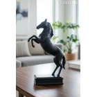 DEKORATİF ŞAHLANMIŞ AT BİBLOSU - SADE MODERN TASARIM AT FİGÜRLÜ BİBLO
