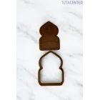 İslami Sembol Kurabiye Kalıbı Hilal Şeklinde Kurabiye Kalıbı