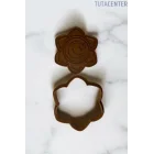 İslami Sembol Kurabiye Kalıbı Ayçiçeği Hilal Şeklinde Kurabiye Kalıbı