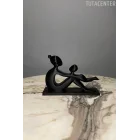 Anne Ve Çocuk Sevgi Dolu Dekoratif Biblo Çocuk Sallayan Anne Figür( Anneler Günü Hediyesi )