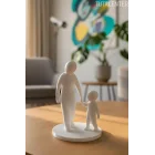 Anne Ve Çocuk Ilk Adımlar Dekoratif Biblo Yürümeye Başlayan Çocuk Biblo ( Anneler Günü Hediyesi )