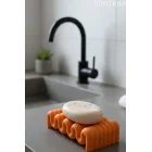 Dalga Formlu Su Tutmayan Sabunluk – Modern ve Şık Plastik Sabunluk