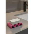 Kıvrımlı Modern Dalgalı Görünüm Sabunluk, Şık Tasarım Zarif Görünüm Plastik Sabunluk