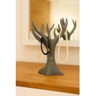 Çok Amaçlı Kolye, Bileklik ve Yüzük Organizeri – Plastik Ağaç Stand