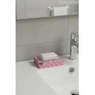 Şık Şişme Tasarım Sabunluk - Katı Sabunluk ( Modern ve Şık Görünüm Plastik Banyo Düzenleyici )