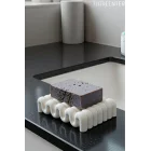 Dalga Formlu Su Tutmayan Sabunluk – Modern ve Şık Plastik Sabunluk