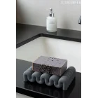 Dalga Formlu Su Tutmayan Sabunluk – Modern ve Şık Plastik Sabunluk