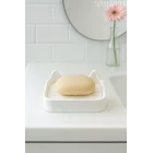 Kedi Sabunluk Standı – Su Tahliyeli, Dayanıklı Plastik Banyo Ürünü