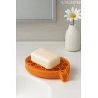 Petek Desenli Su Tahliyeli Sabunluk Standı Modern Banyo Standı